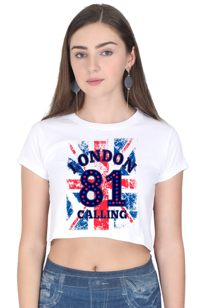 Cotton Crop Top T-Shirt – Soft, Durable & Stylish | White Tee