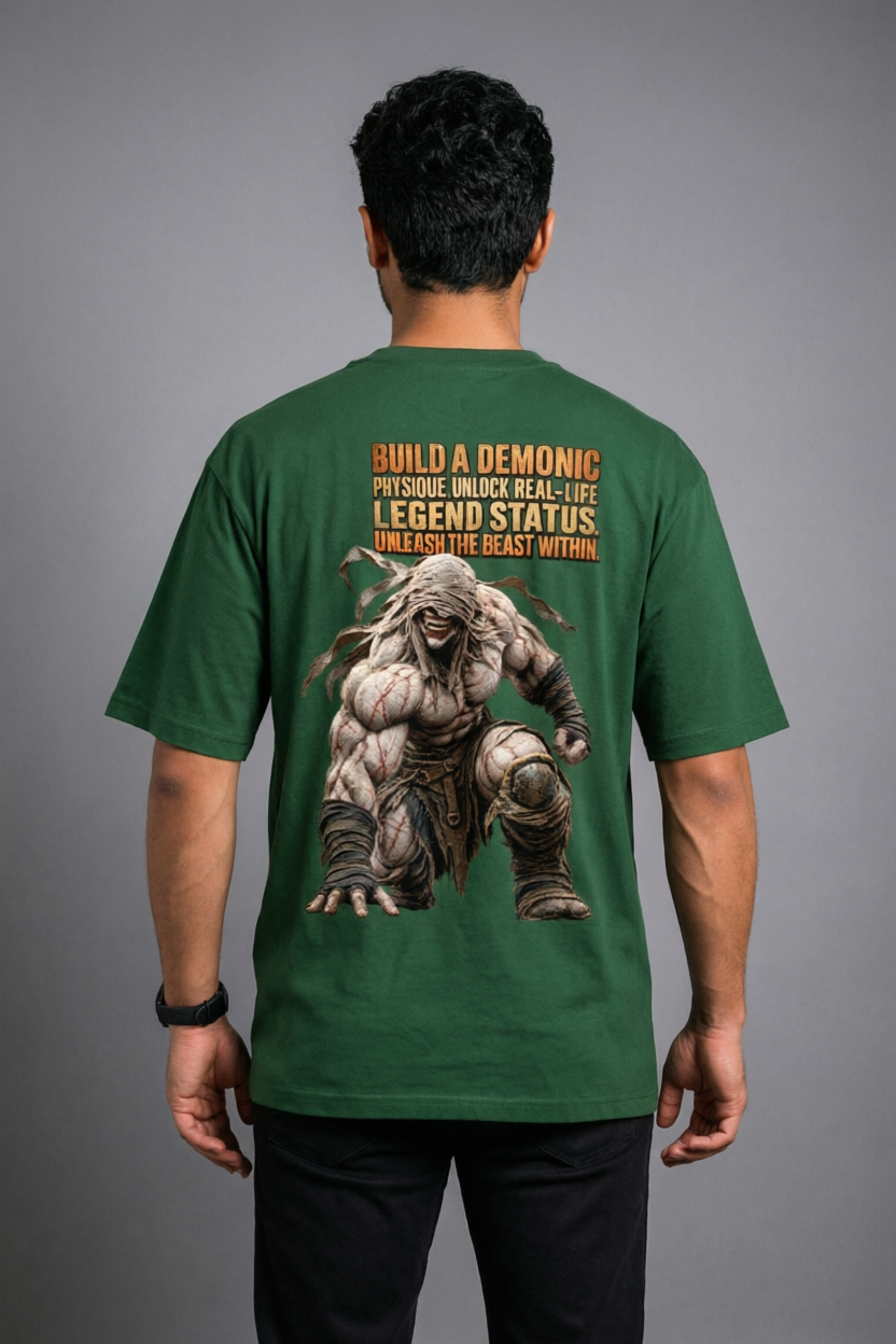 Oversized T-Shirt – Monster Crouch